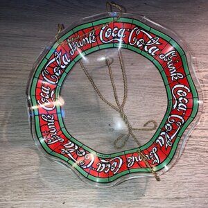 Vintage Coca-Cola Glass Dish/Tray